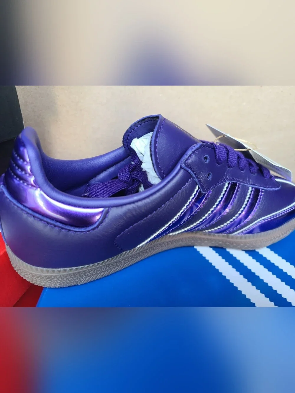 Samba OG W K16790 CPurple women size 5 new with box